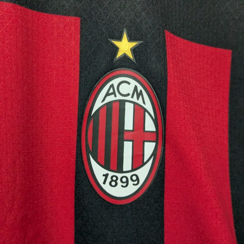 ac milan home jersey puma authentic 2022 2023 black red