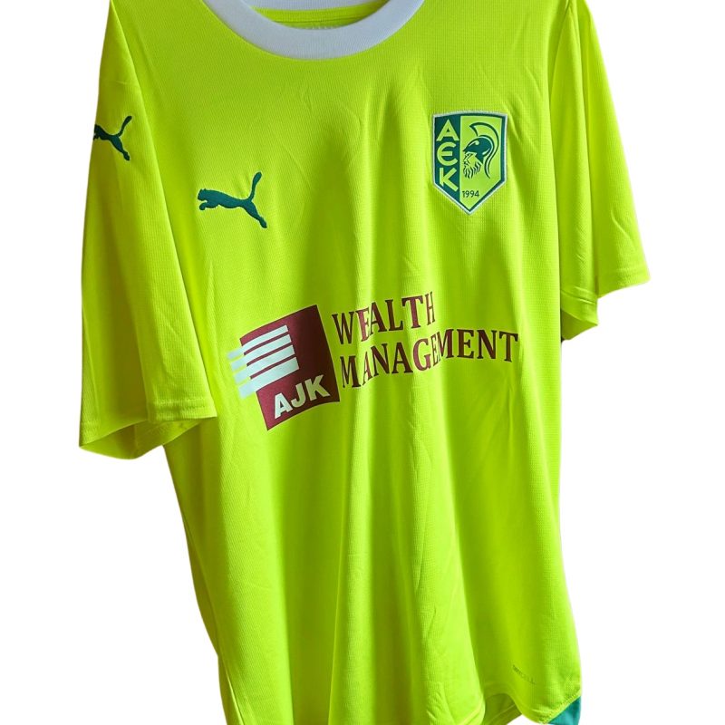 aek larnaca puma home jersey 2023 2024 yellow