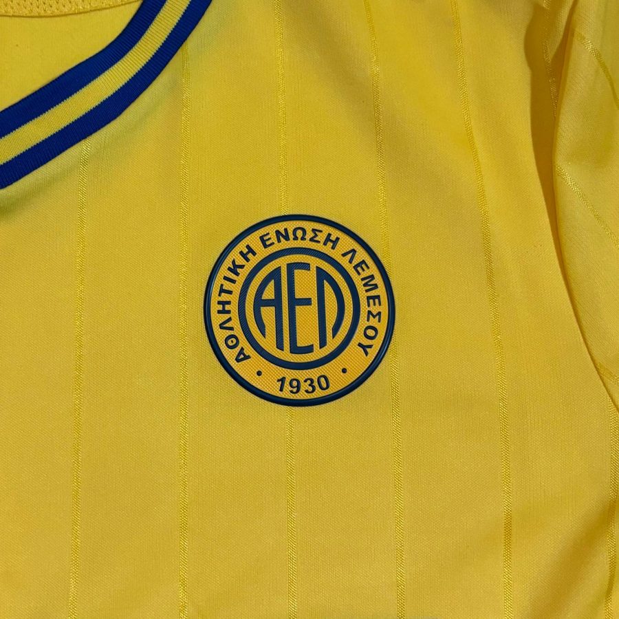ael limassol home jersey macron 2023 2024 yellow