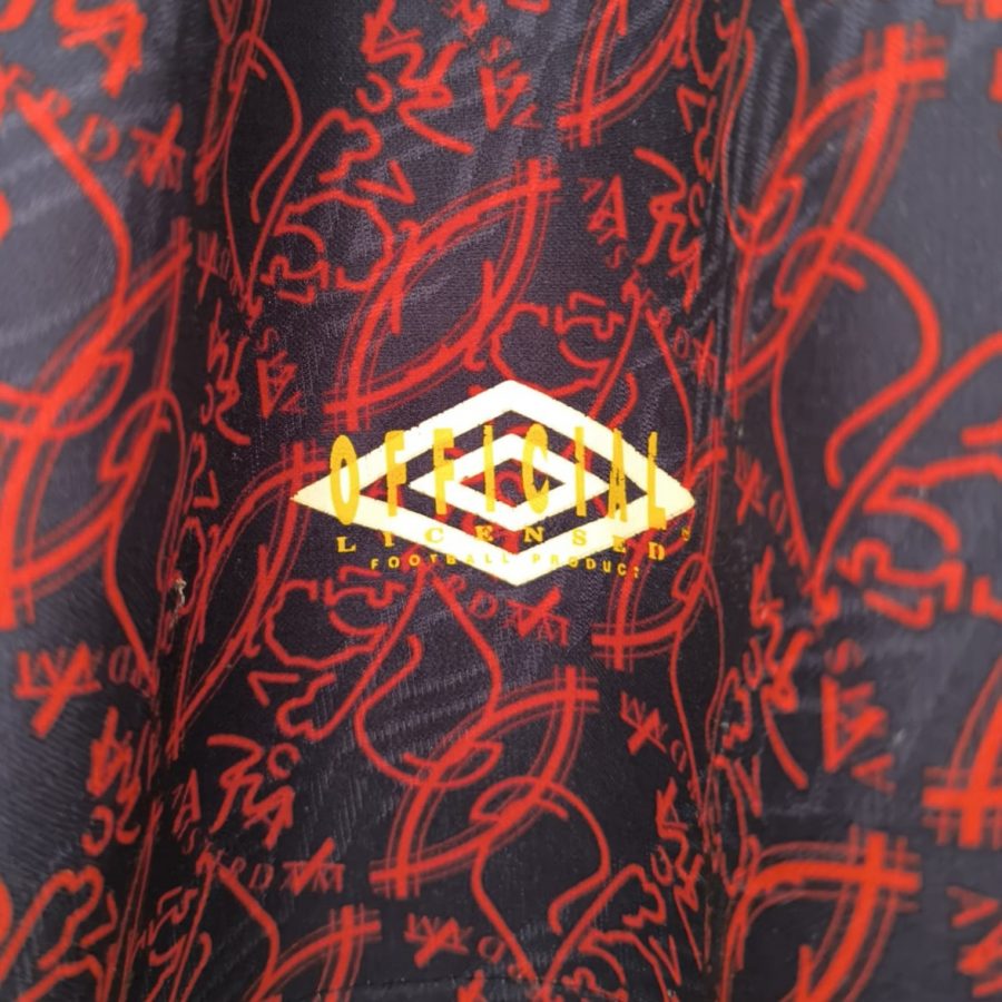 ajax amsterdam afca umbro away kit umbro 1994 1995 black