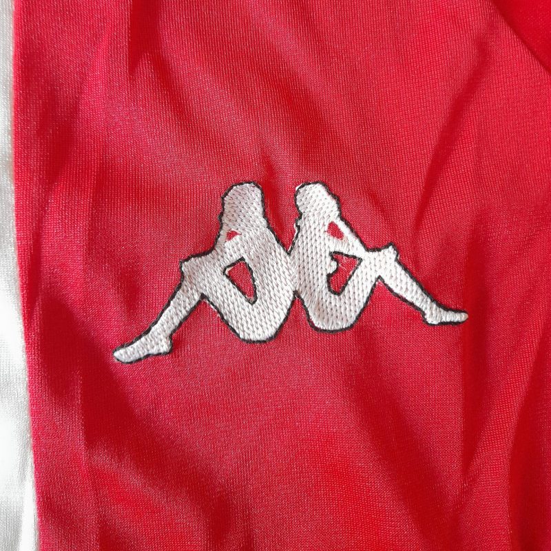 ajax amsterdam home jersey kappa 1985 1987 red white