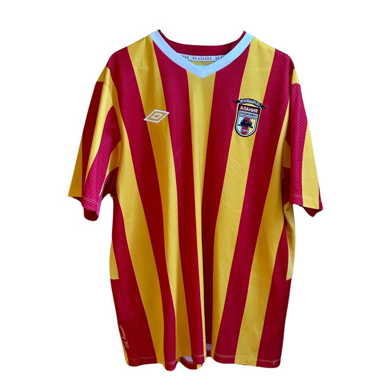 alania vladikavkaz home jersey umbro 2012 2013 yellow red
