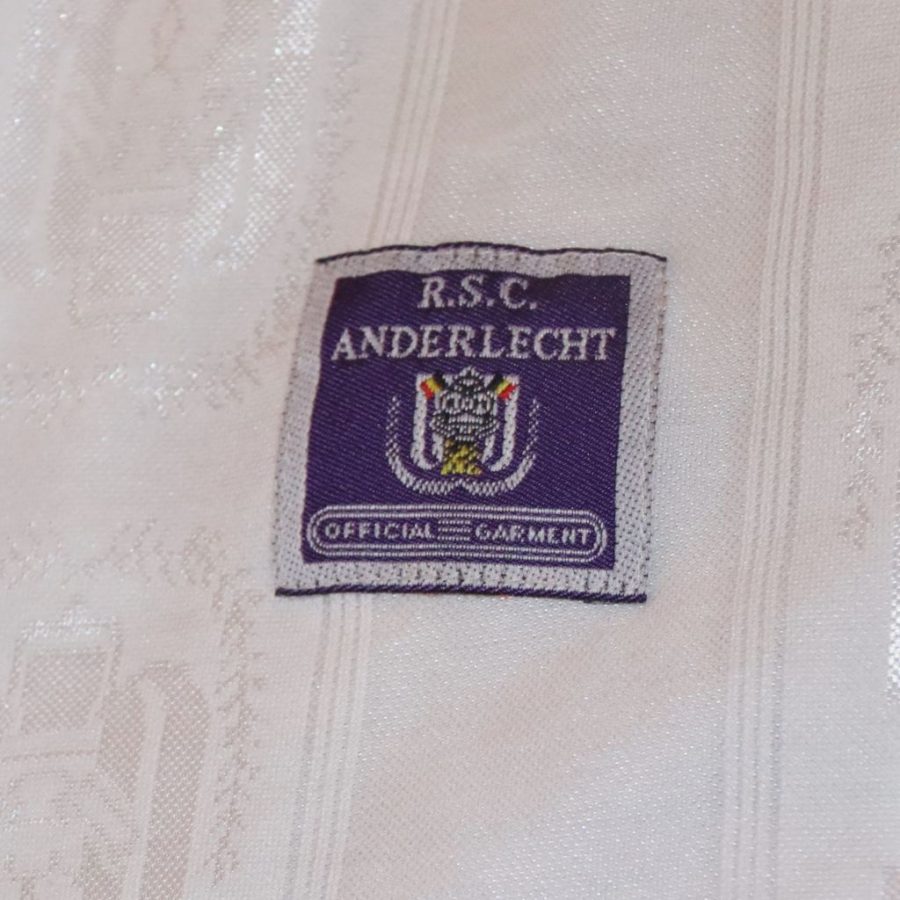 anderlecht adidas 1997 1998 away white