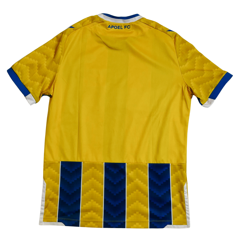 apoel nicosia home jersey macron 2022 2023 blue yellow