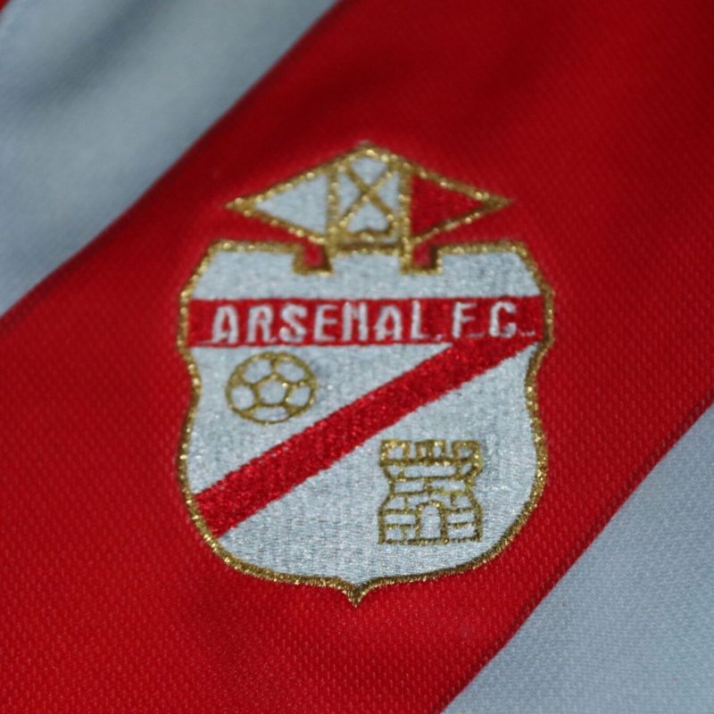 arsenal sarandi mitre home jersey 2004 2005 blue red