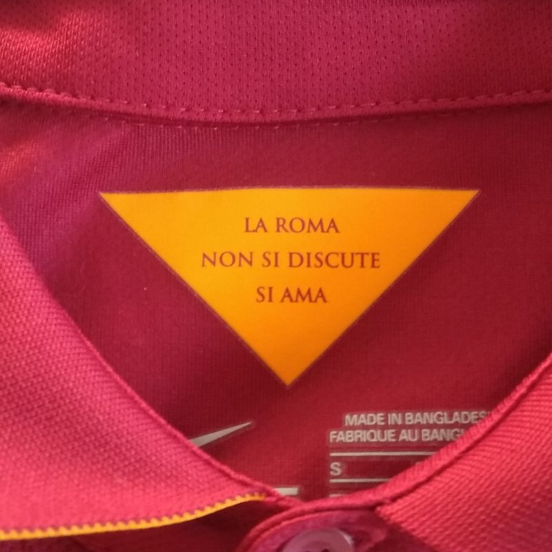 as roma home kit nike 2014 2015 red yellow giallorosso
