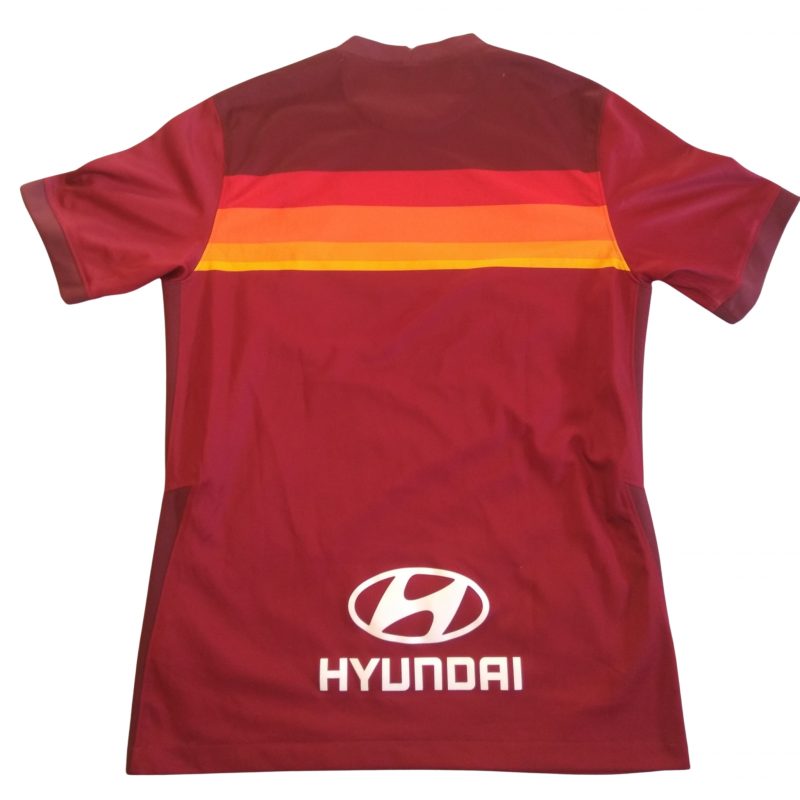 as roma home kit nike 2020 2021 red orange yellow