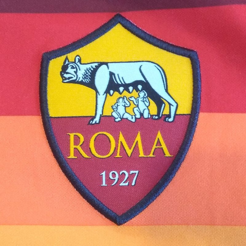 as roma home kit nike 2020 2021 red orange yellow