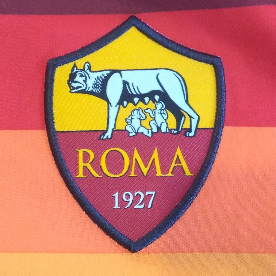as roma home kit nike 2020 2021 red orange yellow