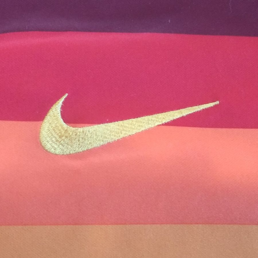 as roma home kit nike 2020 2021 red orange yellow