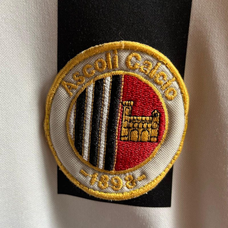 ascoli calcio uhlsport home jersey 2003 2005 black white