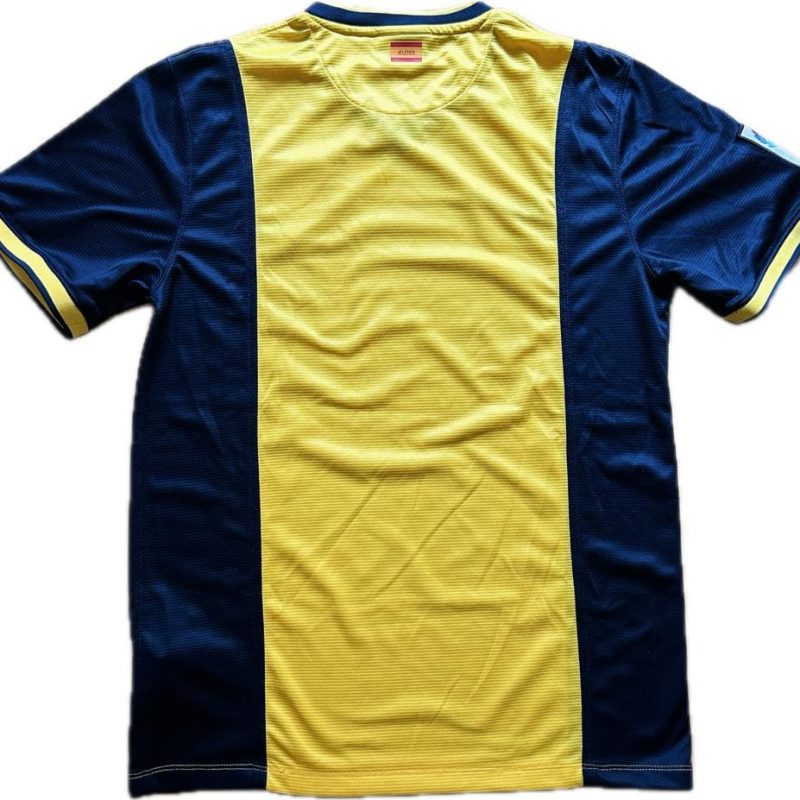 atletico madrid away 2013 2014 yellow blue nike