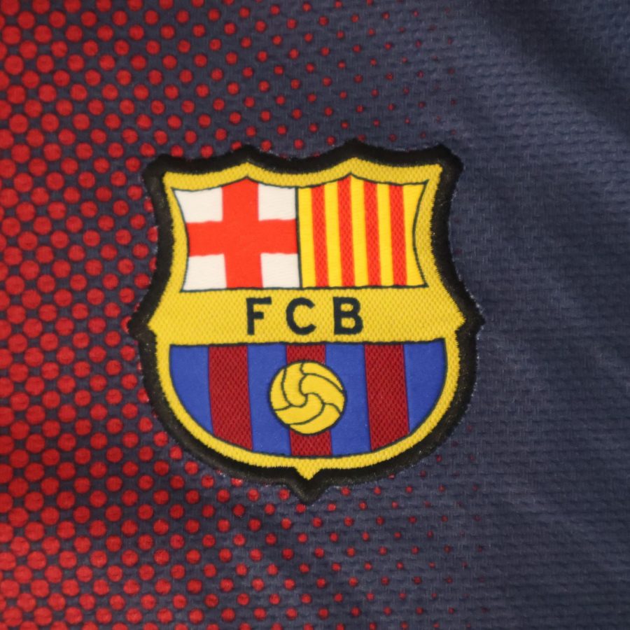barcelona home nike 2012 2013 front navy blue red unicef qatar foundation