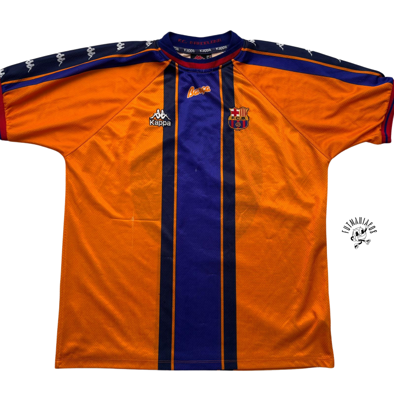 barcelona kappa-away-1997-1998 orange