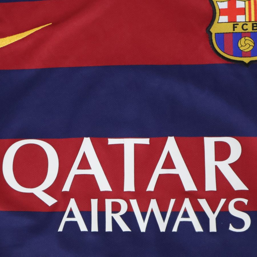 barcelona nike home 2015 2016 navy blue red qatar airways unicef beko