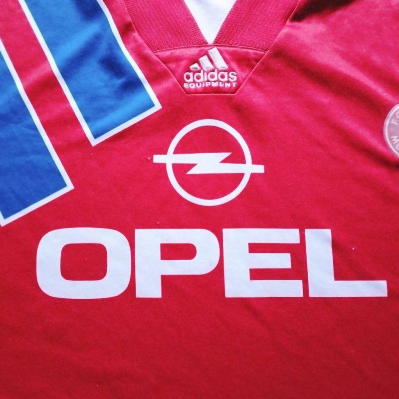 bayern munchen 1991 1993 adidas opel front red