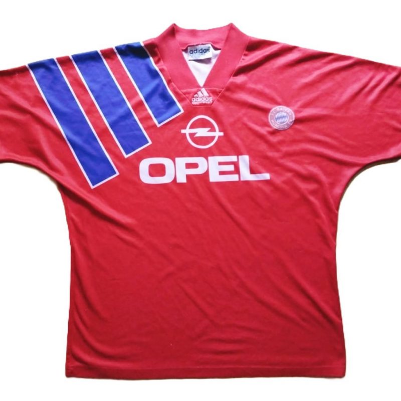 bayern munchen 1991 1993 adidas opel front red