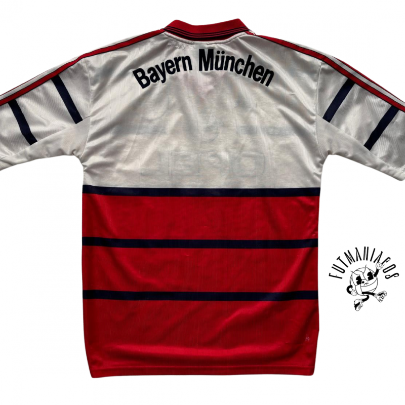 bayern munchen adidas away jersey 1998 2000 red white