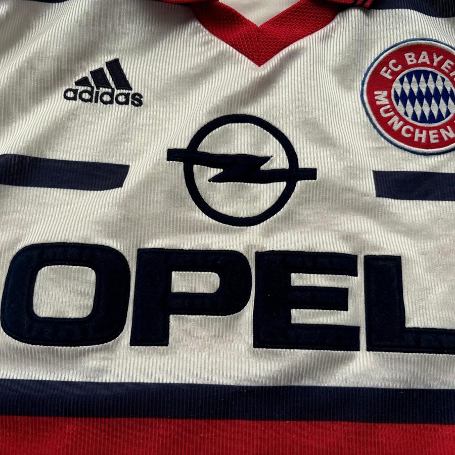 bayern munchen adidas away jersey 1998 2000 red white
