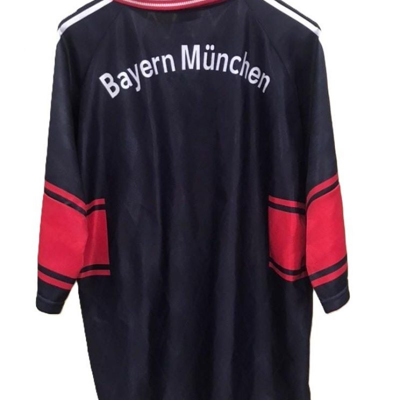 bayern munchen adidas home 1997 1999 opel navy blue red