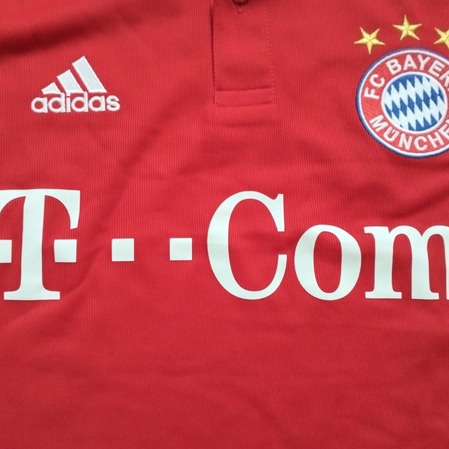 bayern munchen home 2006 2007 adidas red telekom t-mobile