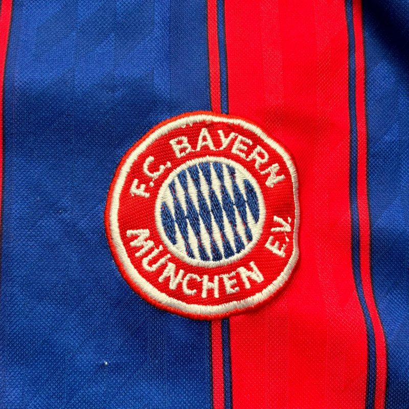 bayern munchen home jersey adidas 1995 1997 blue red