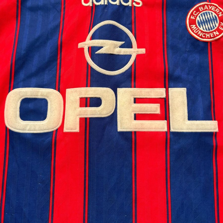bayern munchen home jersey adidas 1995 1997 blue red