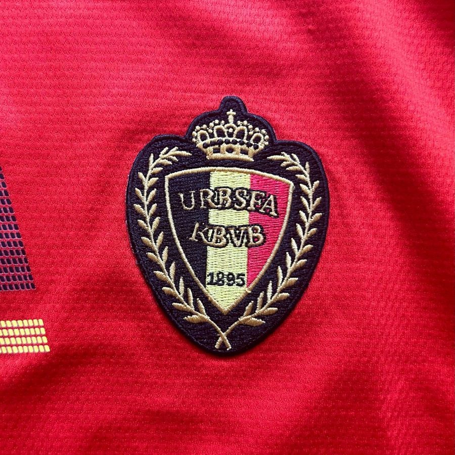 belgium home burrda sport 2014 2015 red crown