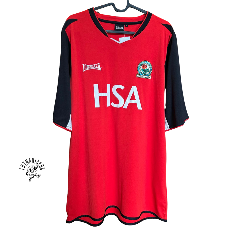 blackburn rovers lonsdale away jersey 2004 2005 red