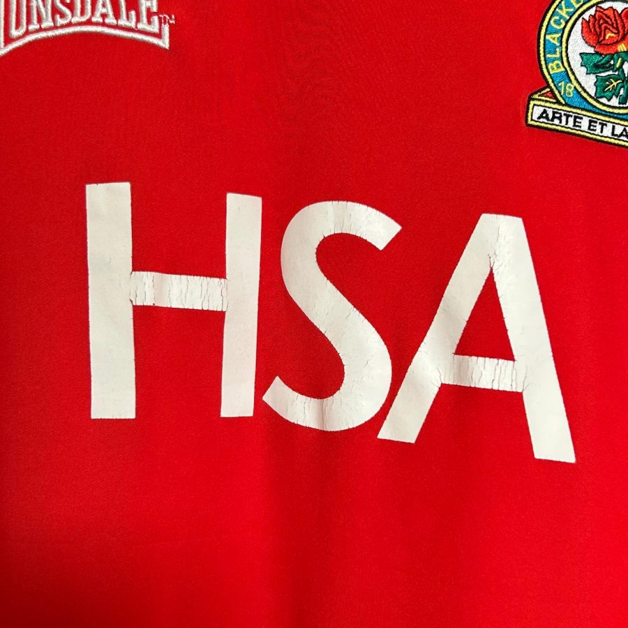 blackburn rovers lonsdale away jersey 2004 2005 red