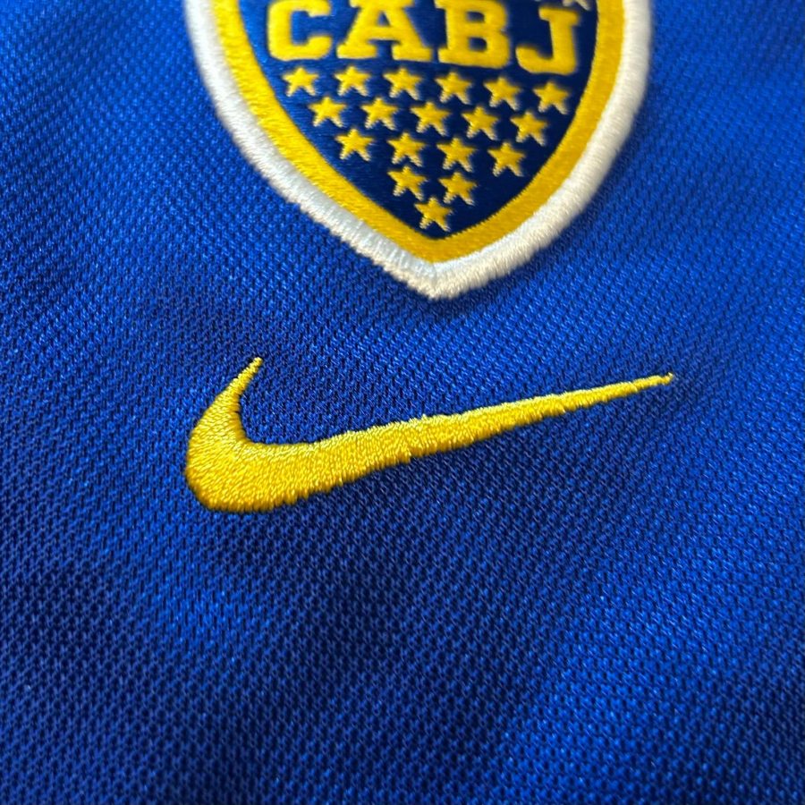 boca juniors nike home jersey 2002 2003 blue yellow