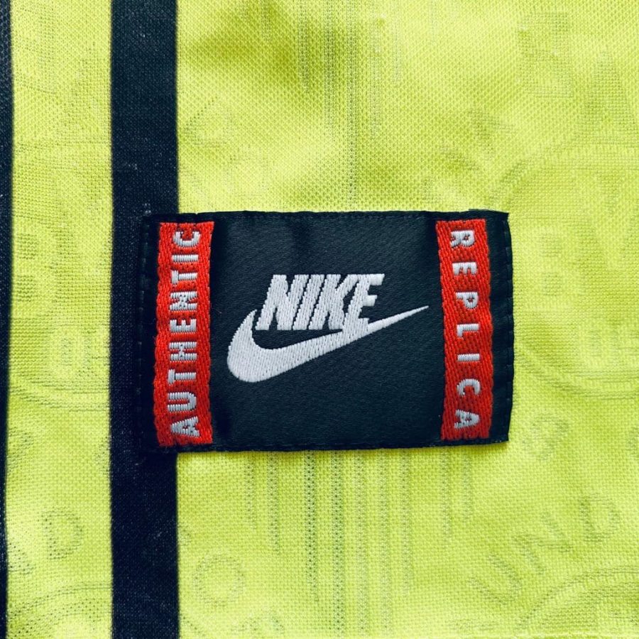 borussia dortmund home 1996 1997 nike bundesliga yellow