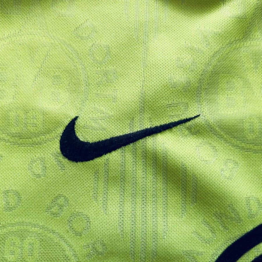 borussia dortmund home 1996 1997 nike bundesliga yellow