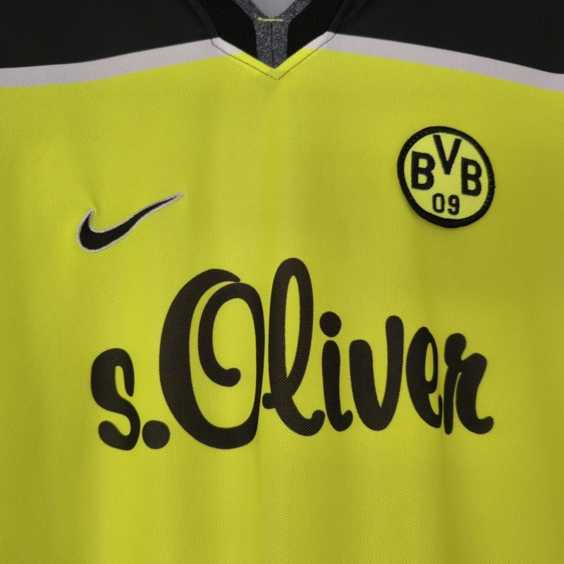borussia dortmund nike 1997 1998 yellow black