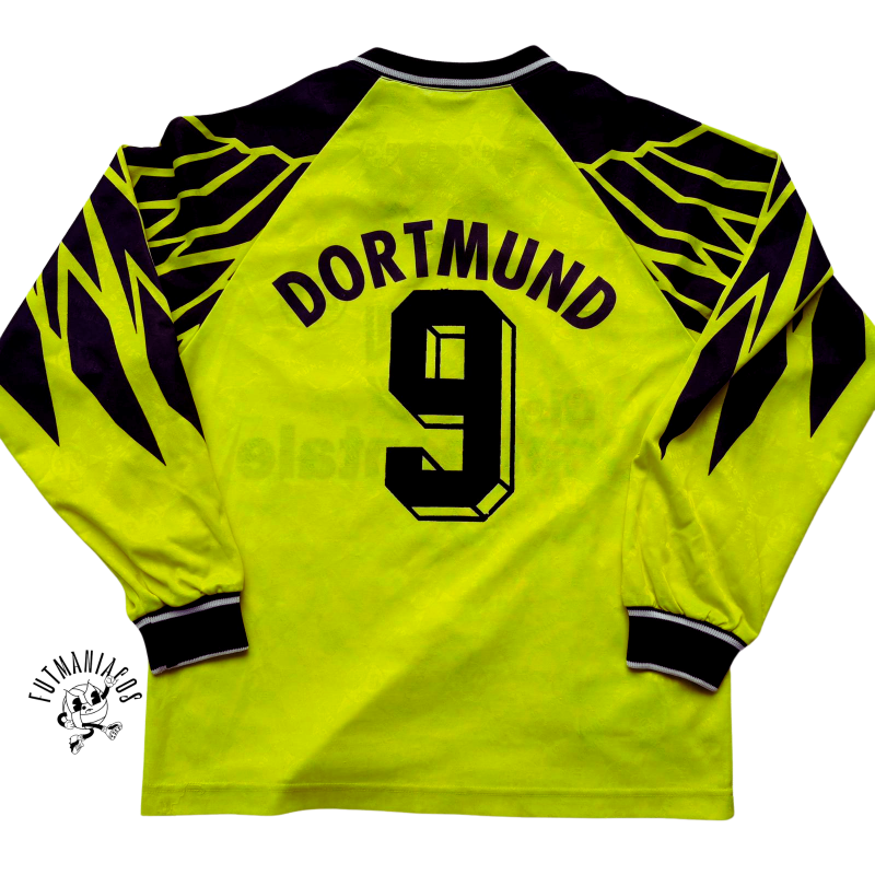 borussia dortmund nike local home 1994 1995 yellow