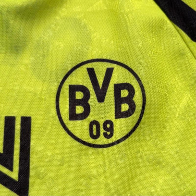 borussia dortmund nike local home 1994 1995 yellow