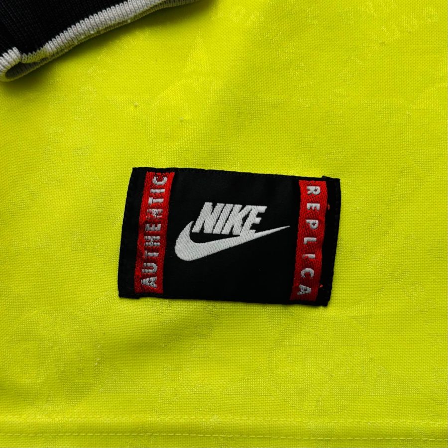 borussia dortmund nike local home 1994 1995 yellow