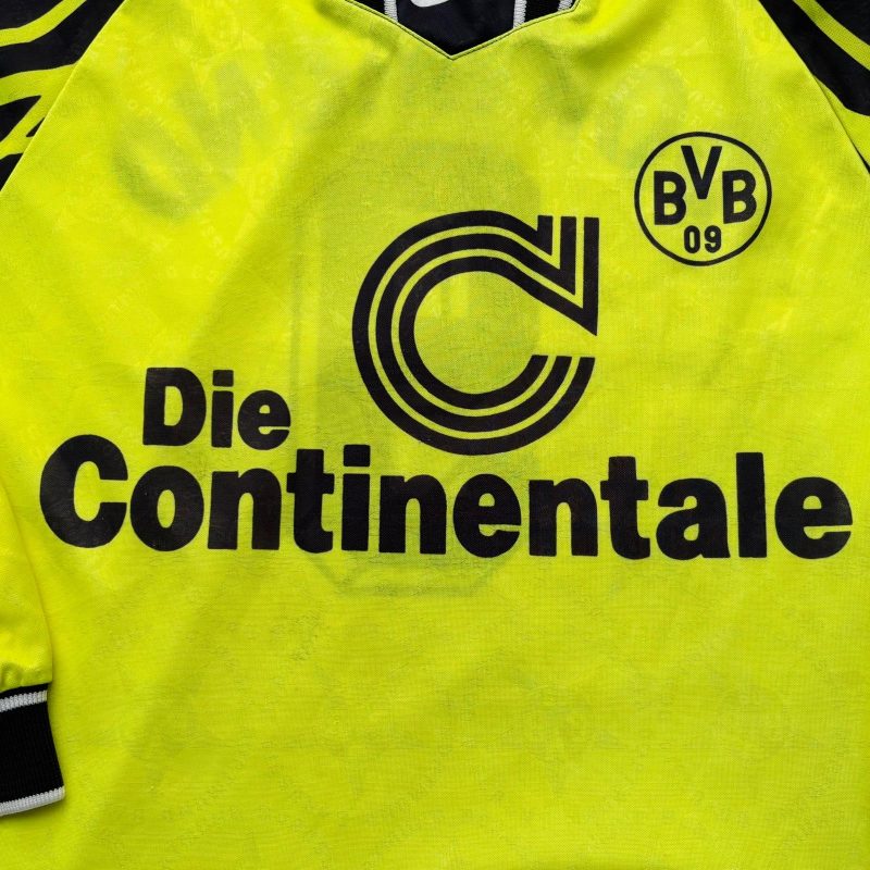 borussia dortmund nike local home 1994 1995 yellow