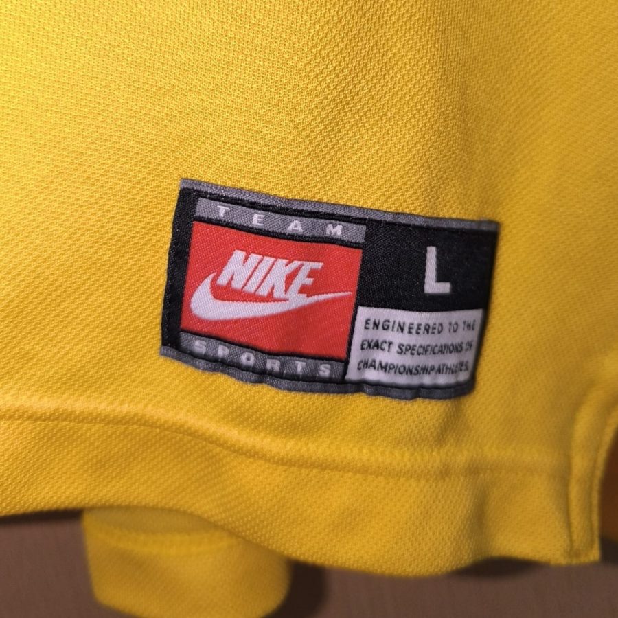 brazil nike home kit 1998 yellow ronaldo r9