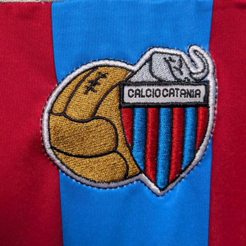 catania calcio legea 2007 2008 home jersey blue red