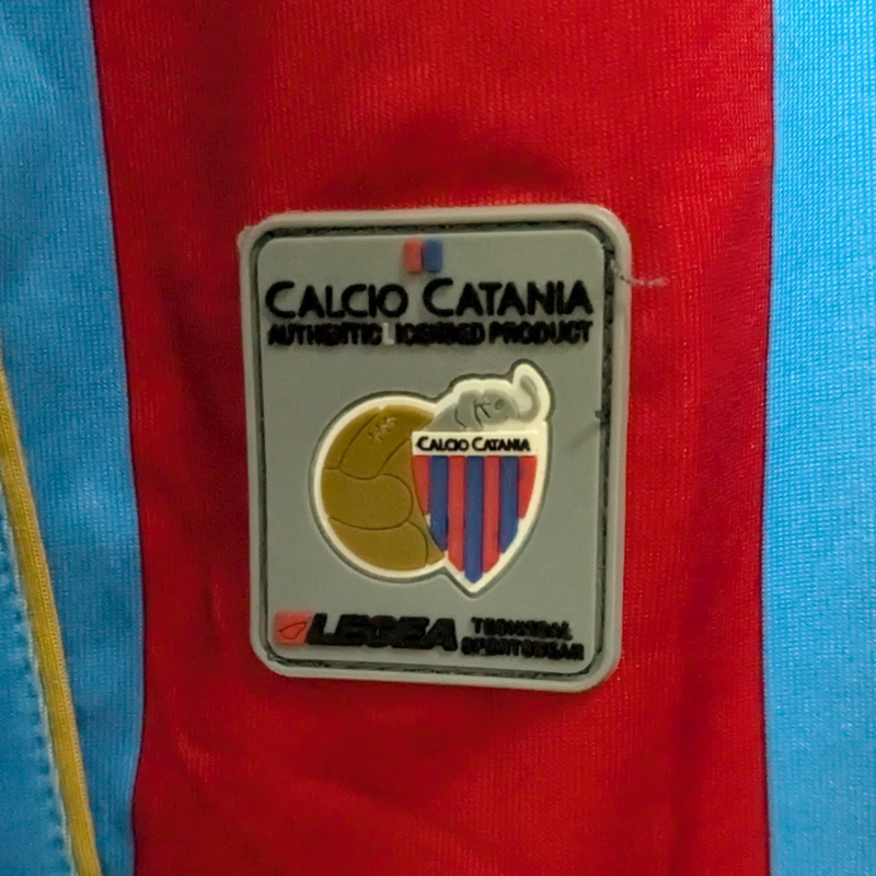catania calcio legea 2007 2008 home jersey blue red