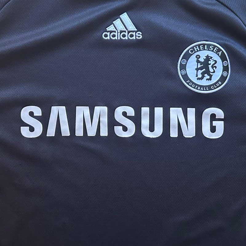 chelsea adidas away kit samsung 2008 2009 black