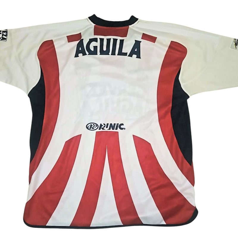 club atletico junior barranquilla home jersey runic 2003 red white