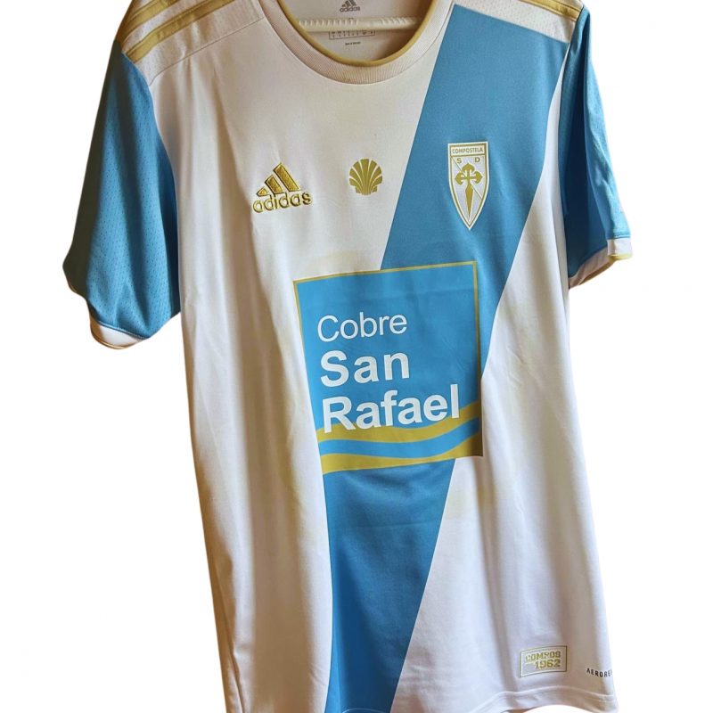 compostela home jersey adidas 2022 2023 white blue