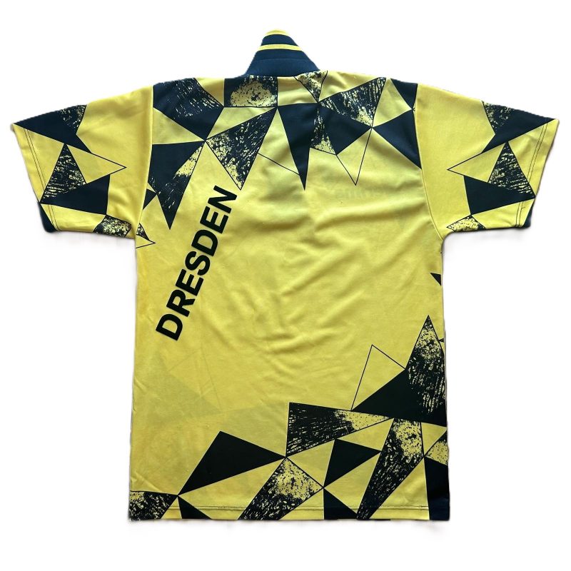 dynamo dresden erima home kit 1995 1996 yellow black
