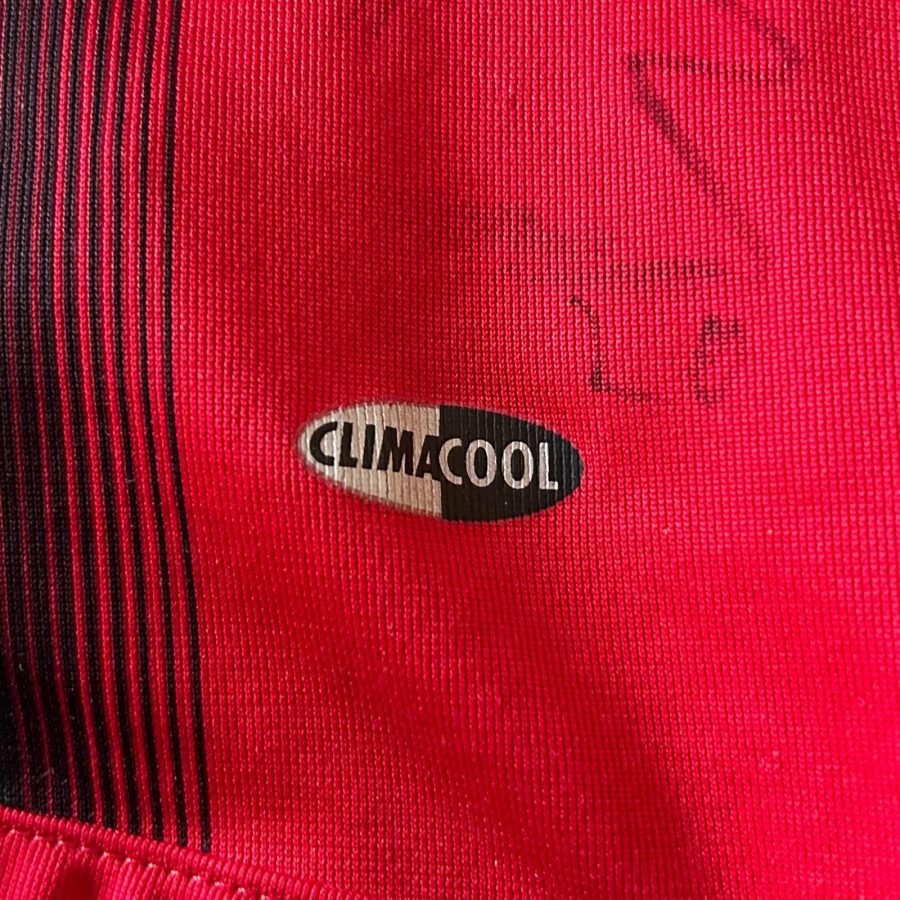 eag en avant guingamp home jersey adidas 2004 2005 red black