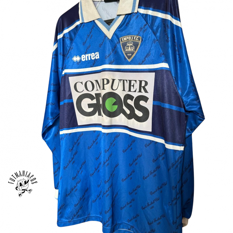 empoli errea home jersey 1999 2000 blue