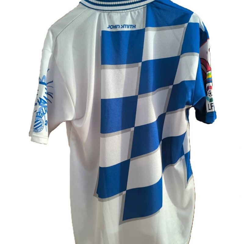 espanyol home special anniversary john smith 1999 2000 centennary blue white