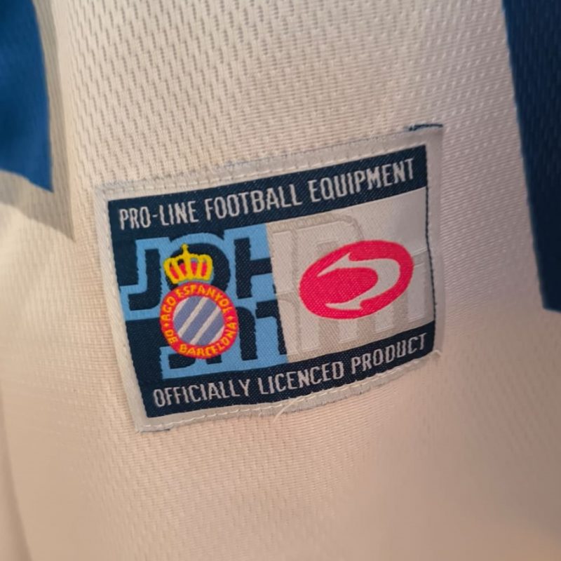 espanyol home special anniversary john smith 1999 2000 centennary blue white