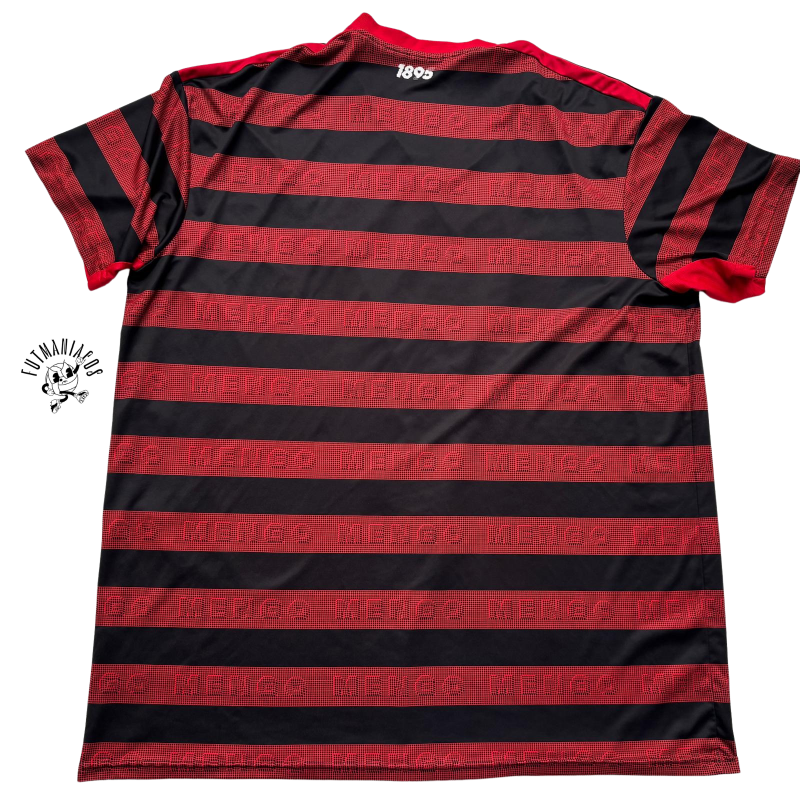 flamengo 2019 adidas home jersey red black